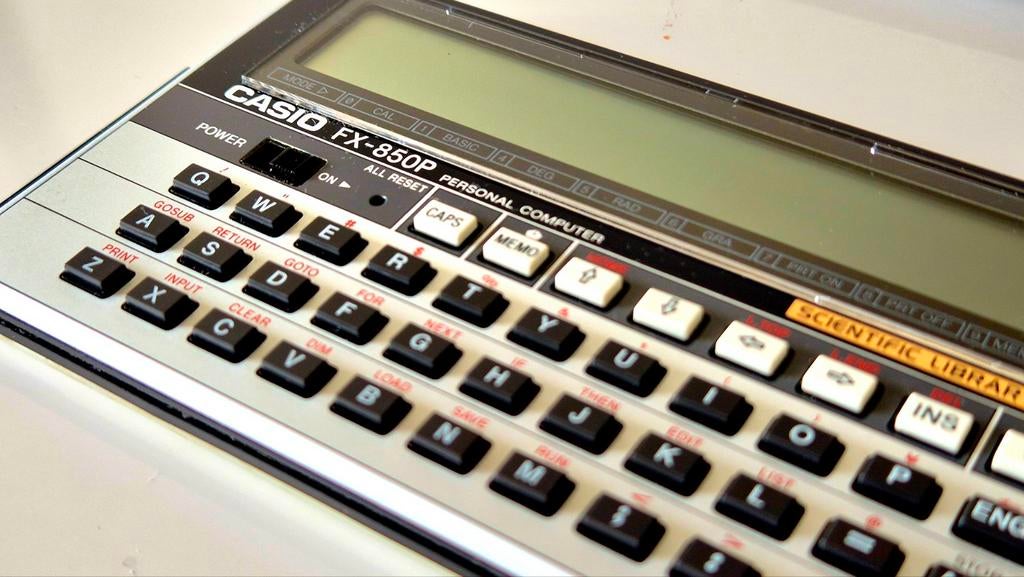 Casio fx-850p, Ophalen