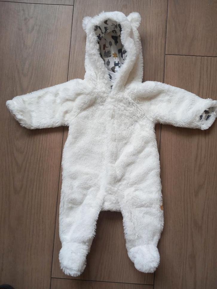 K27 Wit berenpakje HEMA maat 62, Kinderen en Baby's, Babykleding | Maat 62, Zo goed als nieuw, Jongetje of Meisje, Pakje, Ophalen of Verzenden