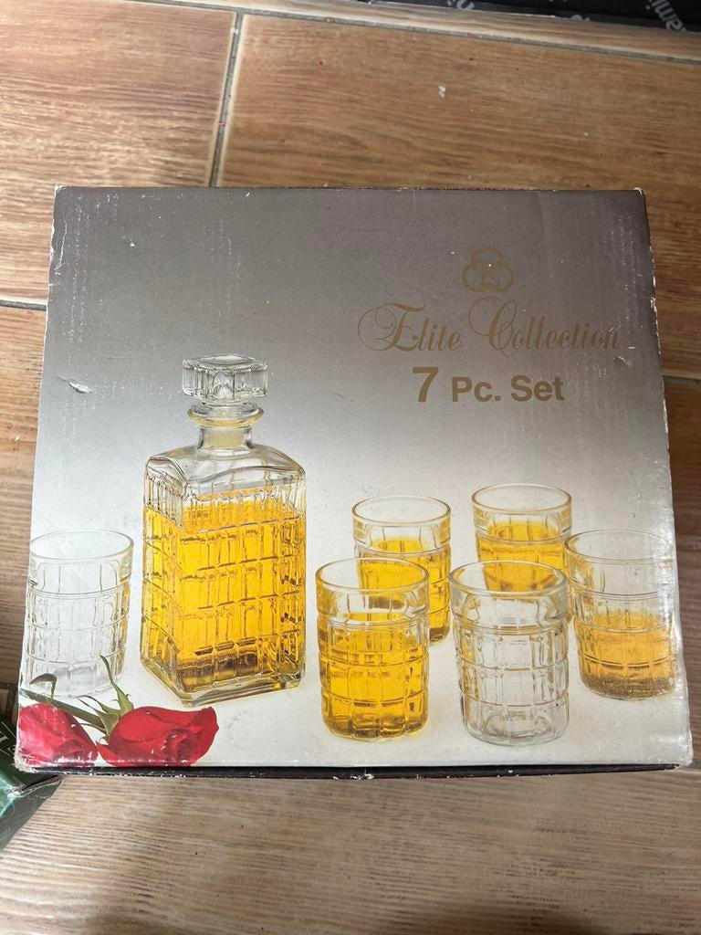 Whisky set nieuw, Ophalen of Verzenden, Zo goed als nieuw, Borrel- of Shotglas
