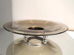 art deco glazen schaal, Ophalen of Verzenden