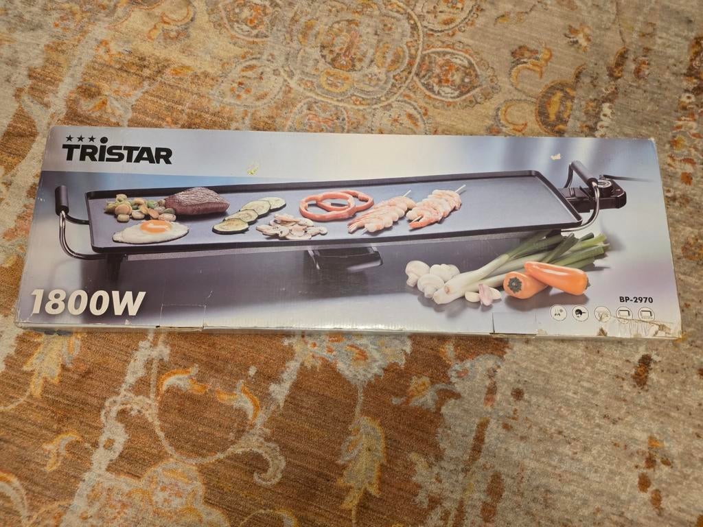 Tristar bakplaat teppan yaki XL, Ophalen of Verzenden, Nieuw, Tafelgrill