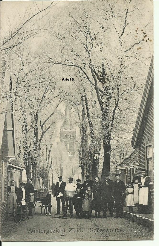 Zuid-Scharwoude, Verzenden, Voor 1920, Ongelopen, Noord-Holland