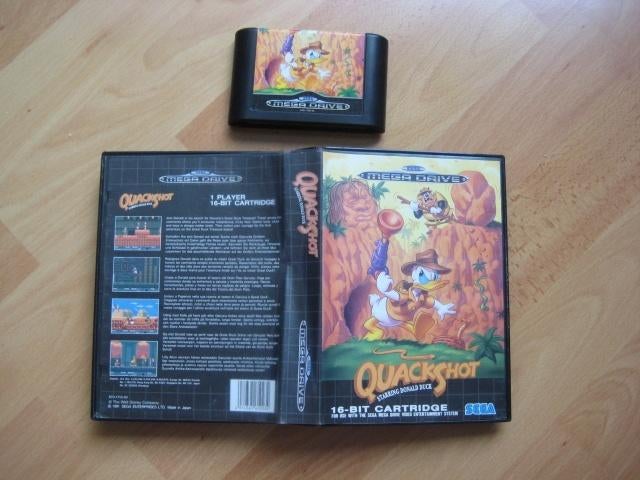 Quackshot Donald Duck Sega Mega Drive Megadrive, Spelcomputers en Games, Gebruikt, 1 speler, Ophalen of Verzenden, Vanaf 3 jaar