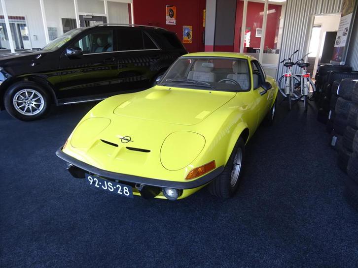 Opel GT 1.9, Auto's, Oldtimers, Te koop, Opel, Benzine, Coupé, Handgeschakeld, Geïmporteerd, Overige kleuren, Zwart, Stof, Onderhoudsboekje