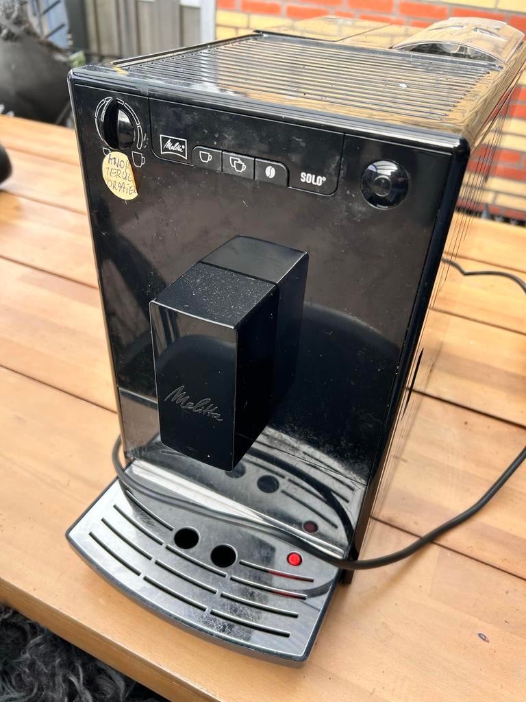 Melitta solo defect, Afneembaar waterreservoir, Koffiemachine, 1 kopje, Niet werkend