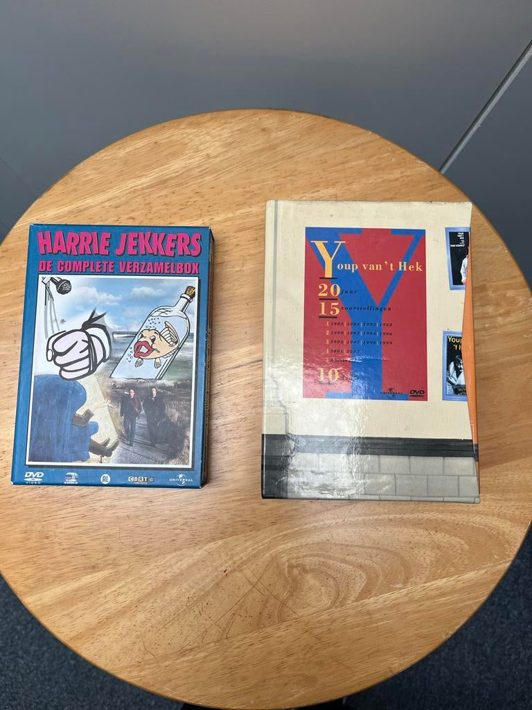 Youp van 't Hek & Harrie Jekkers DVD Collectie, Alle leeftijden, Ophalen, Gebruikt, Stand-up of Theatershow