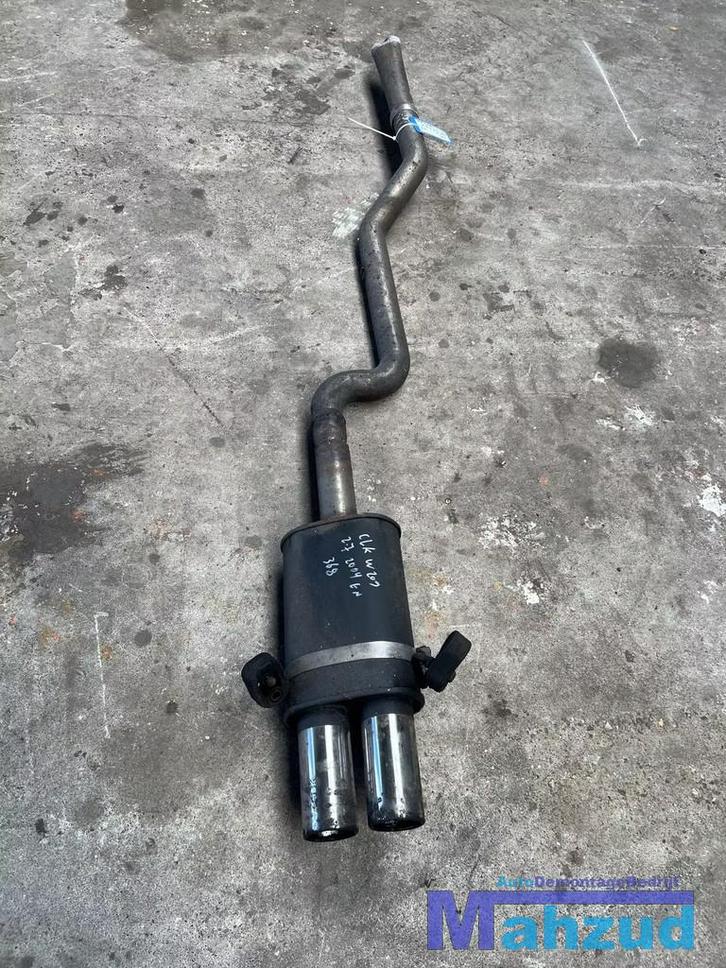 MERCEDES CLK W209 einddemper uitlaat 2002-2011, Auto-onderdelen, Uitlaatsystemen, Mercedes-Benz, Gebruikt, Ophalen of Verzenden