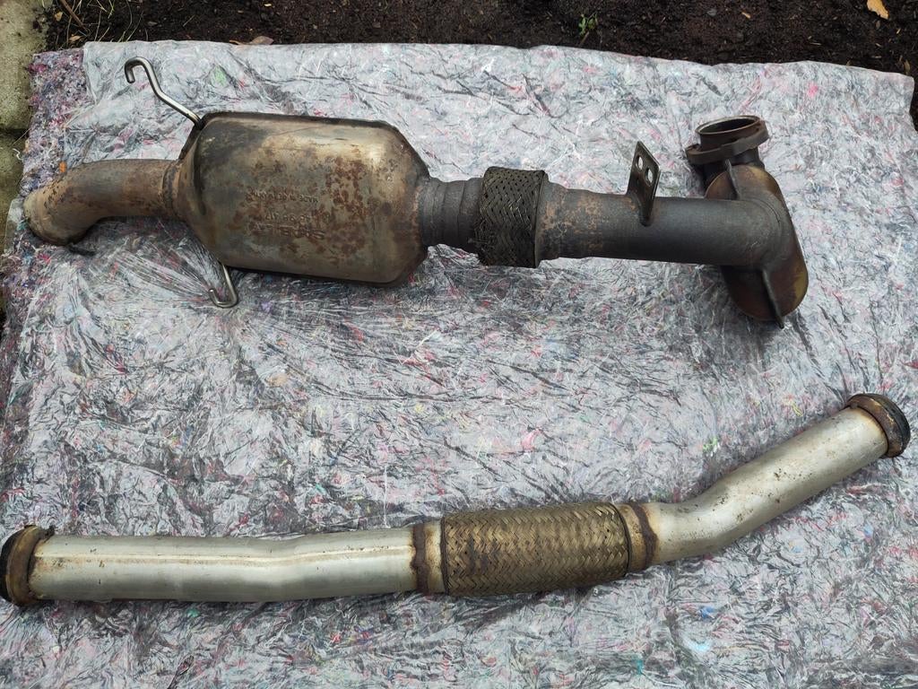 Originele Saab OG 9-3 downpipe met katalysator B205L, Ophalen, Gebruikt, Saab