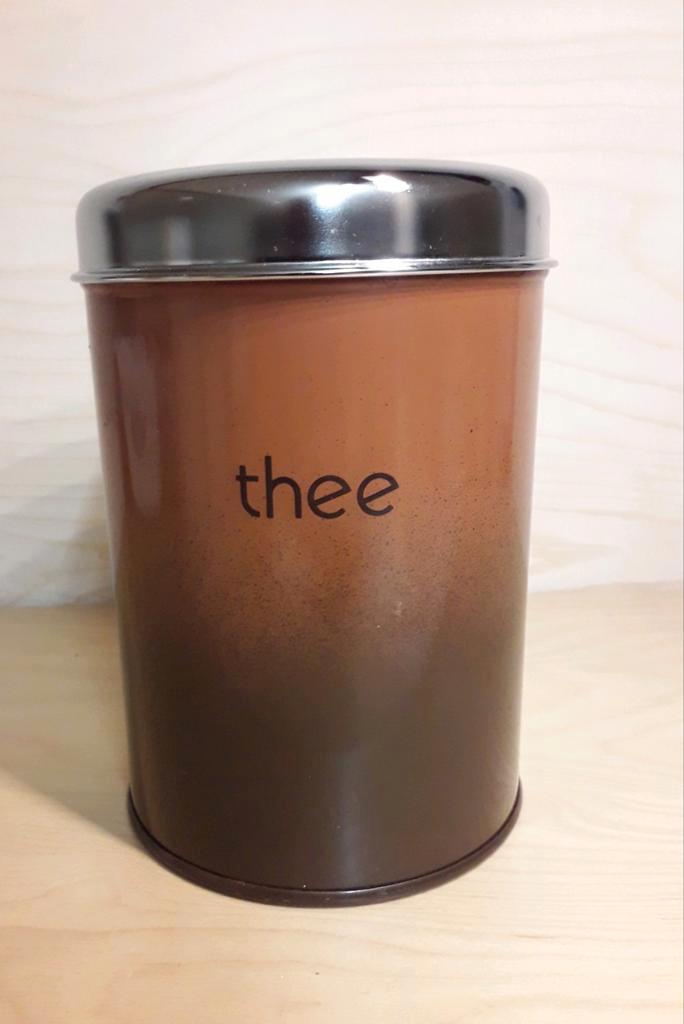 Brabantia - thee blik, Verzamelen, Blikken, Gebruikt, Thee, Overige merken, Ophalen of Verzenden