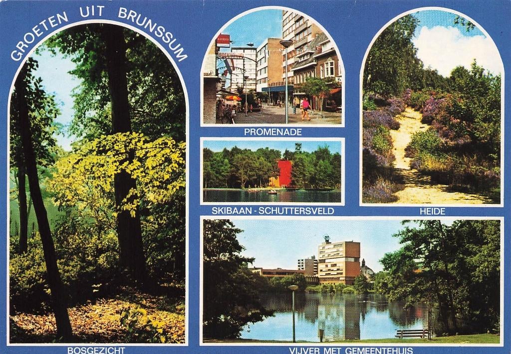Groeten uit Brunssum, Ophalen of Verzenden, 1980 tot heden, Gelopen, Limburg
