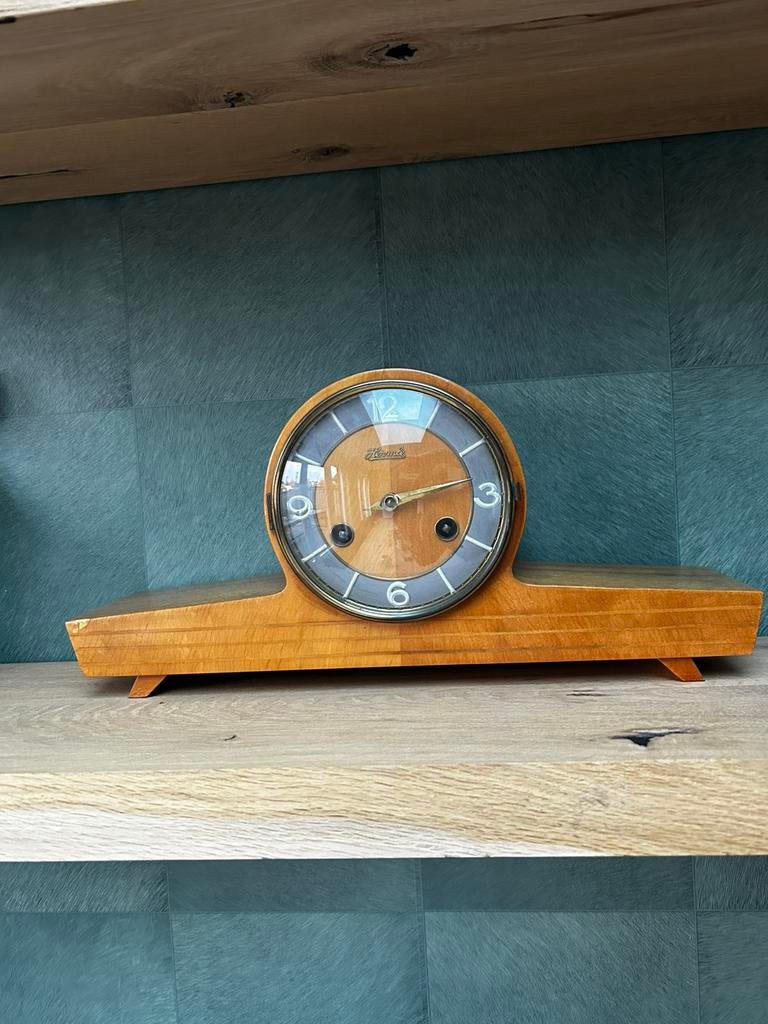 Hermle Pendule klok, Ophalen, Zo goed als nieuw, Wandklok