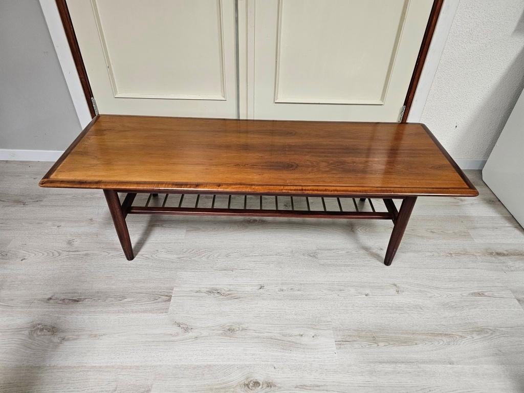 Vintage salontafel palissander voor €220,-!, Ophalen, Gebruikt, Nvt, Nvt