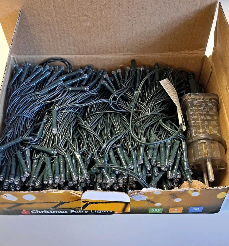 Kerstboomverlichting 500 LED 50m, -, -, Nieuw, Ophalen of Verzenden