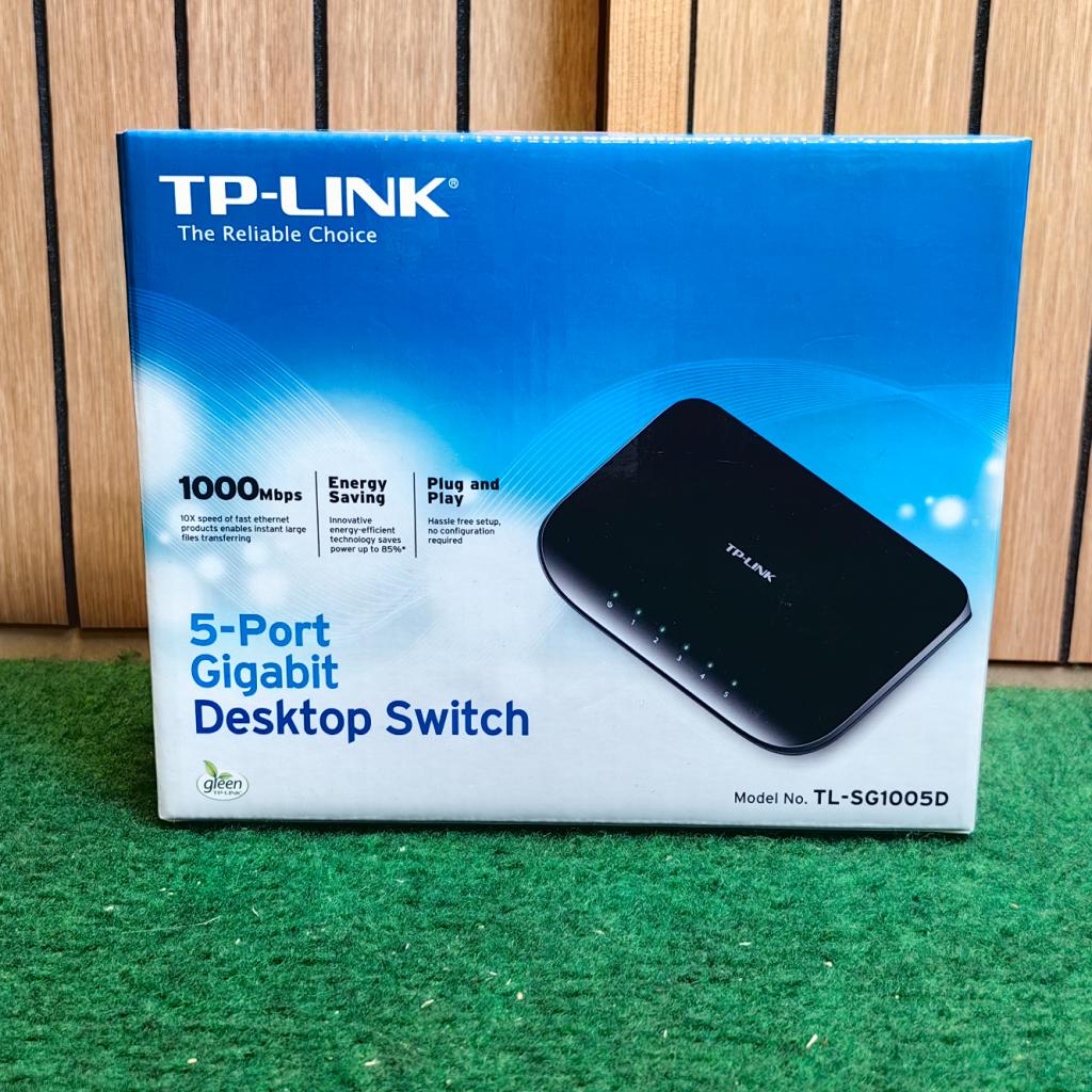 TP- Link TL-SG1005D desktop switch - NIEUW, Computers en Software, Overige Computers en Software, Zo goed als nieuw