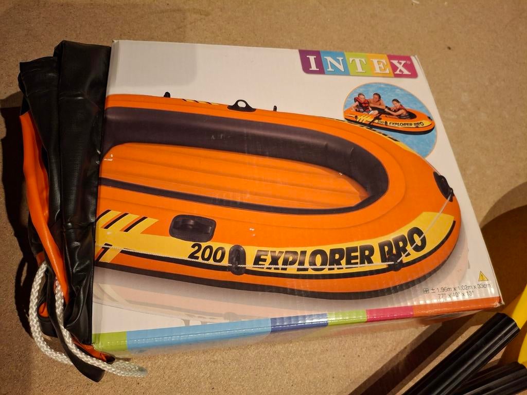 Intex explorer pro 200 opblaasbare boot met roeispanen, Kinderen en Baby's, Ophalen