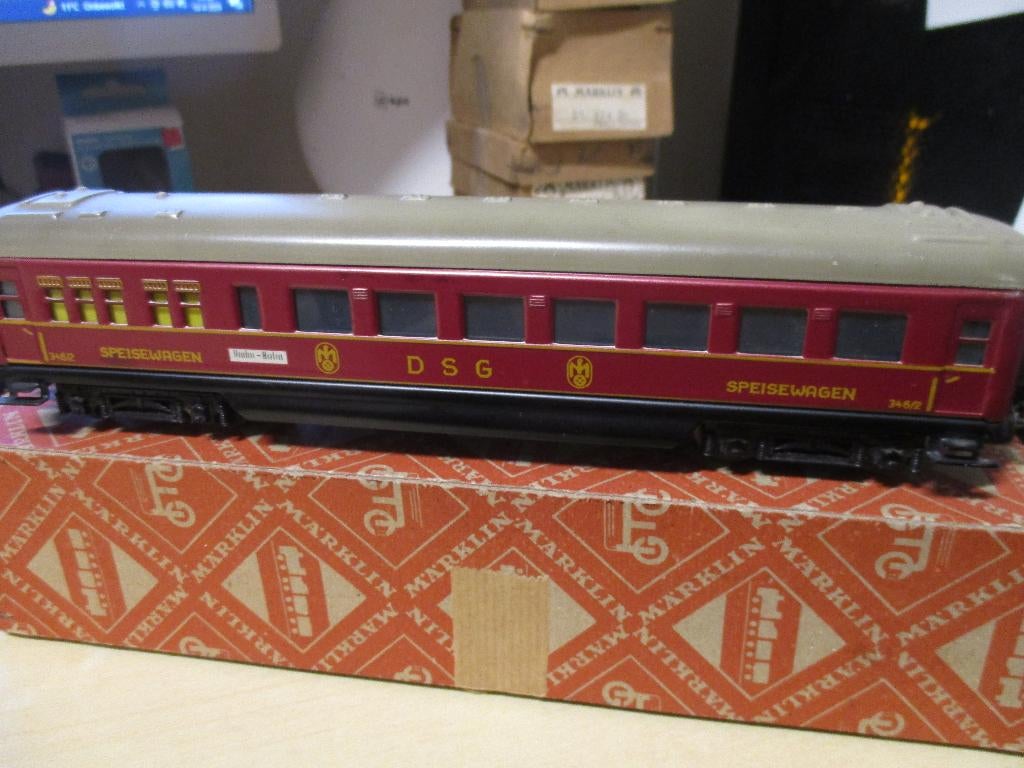 Marklin personenrijtuig 346/2  4008 in een nette staat, NVT, Wisselstroom, Gebruikt, Wagon