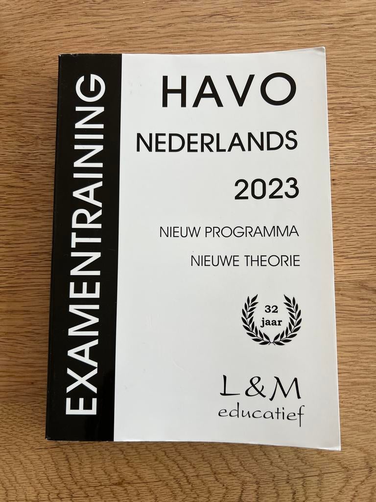 HAVO Nederlands 2023 Examentraining - Nieuw!, Ophalen of Verzenden, Alpha, Nieuw, HBO