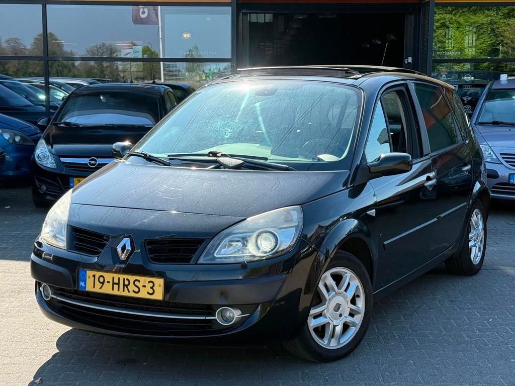 Renault Scénic 1.6-16V Privilège Comfort PANO/PDC/LMVELGEN, Stof, Gebruikt, 4 cilinders, Zwart