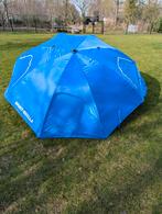 Blauwe Strandtent & Parasol visparasol in één, Ophalen