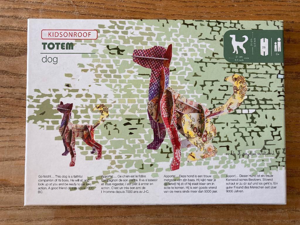 Puzzel Kids on Roof KidsOnRoof Totem Dog - Hond (28 pcs), Ophalen of Verzenden, Zo goed als nieuw, Puzzelen