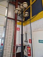 Antieke lantaarn paal 5 bollen, Ophalen, Gebruikt, Staande lamp, Netvoeding