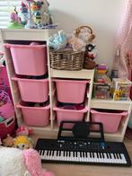 Ikea kast wit met 6 roze opbergbakken, Ophalen, 5 laden of meer, 50 tot 100 cm, Zo goed als nieuw