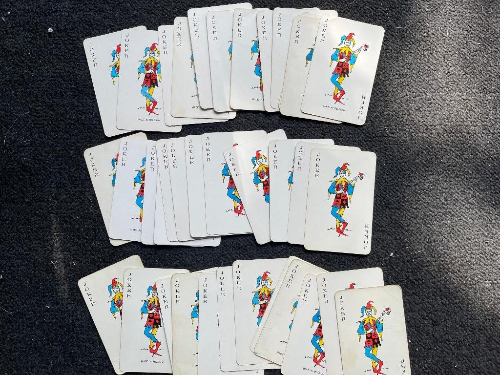 jokers speelkaarten 36 stuks, Verzamelen, Ophalen of Verzenden, Gebruikt, Joker(s)