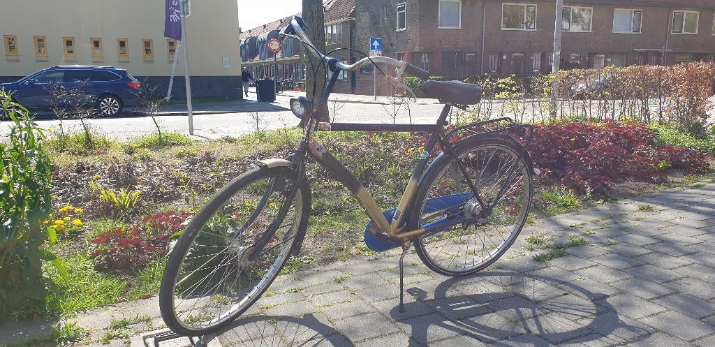 Heren Stadsfiets, Fietsen en Brommers, Fietsen | Heren | Herenfietsen, Gebruikt, Versnellingen, Ophalen, Overige merken