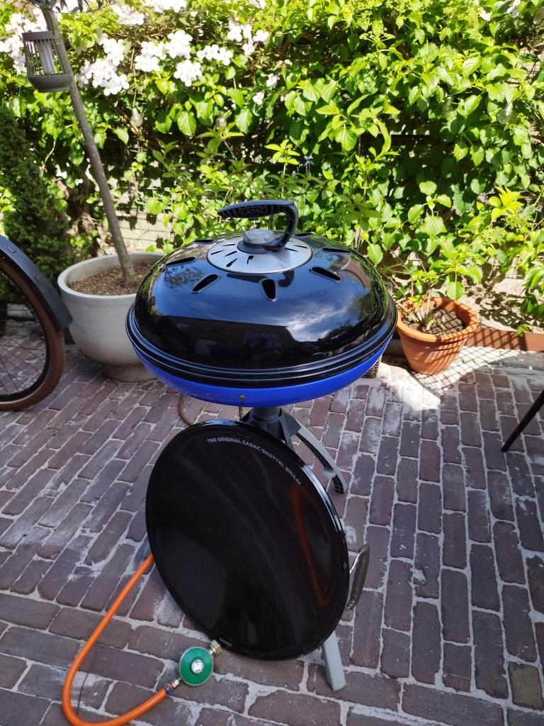 Skottelbraai cadac, Ophalen, Gebruikt