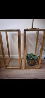 Hollywood regency vintage bijzettafels/ pilaren 7520, Huis en Inrichting, Woonaccessoires | Zuilen en Pilaren, Ophalen of Verzenden