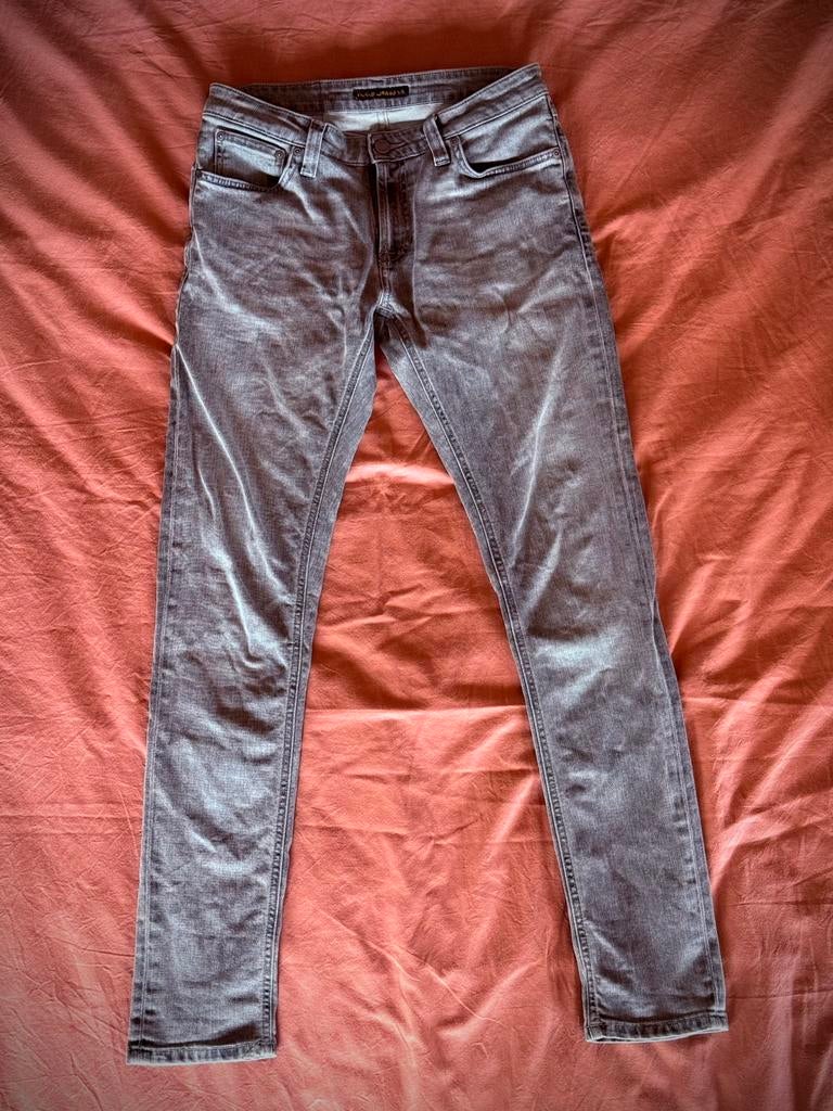 Nudie Jeans Skinny Lin W30 L32, Ophalen of Verzenden, Gedragen, Grijs, W32 (confectie 46) of kleiner