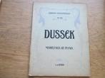DUSSEK - MORCEAUX DE PIANO, Muziek en Instrumenten, Gebruikt, Klassiek, Ophalen of Verzenden, Artiest of Componist