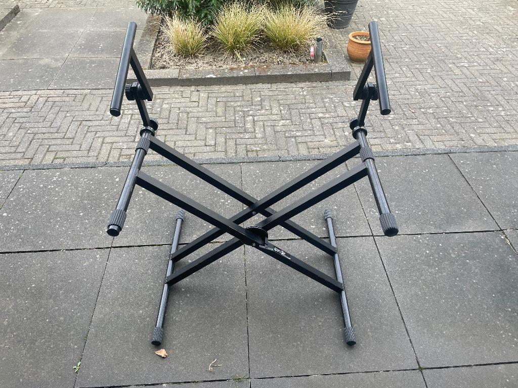 Quick-Lock keyboard standaard, Muziek en Instrumenten, Standaards, Ophalen, Gebruikt, Instrumentstandaard, Keyboard of Synthesizer