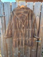 Vintage nertsen bontjas - met enkele beschadigingen, Kleding | Dames, Jassen | Winter, Ophalen of Verzenden, Gedragen, Maat 38/40 (M)
