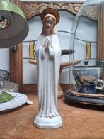 oma's brocante biscuit porseleinen maria beeld / 24 cm hoog, Ophalen of Verzenden
