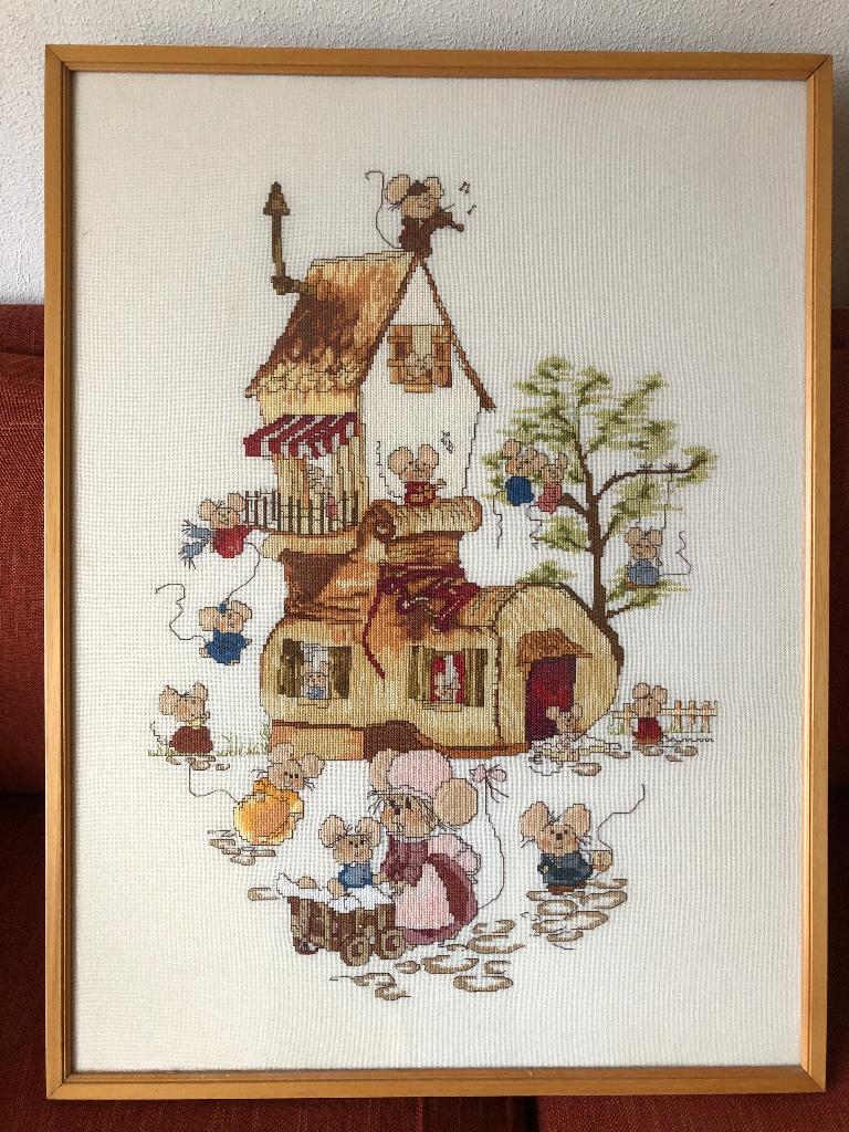 INGELIJST BORDUURWERK GRATIS, Ophalen, Gebruikt, Handborduren, Overige typen