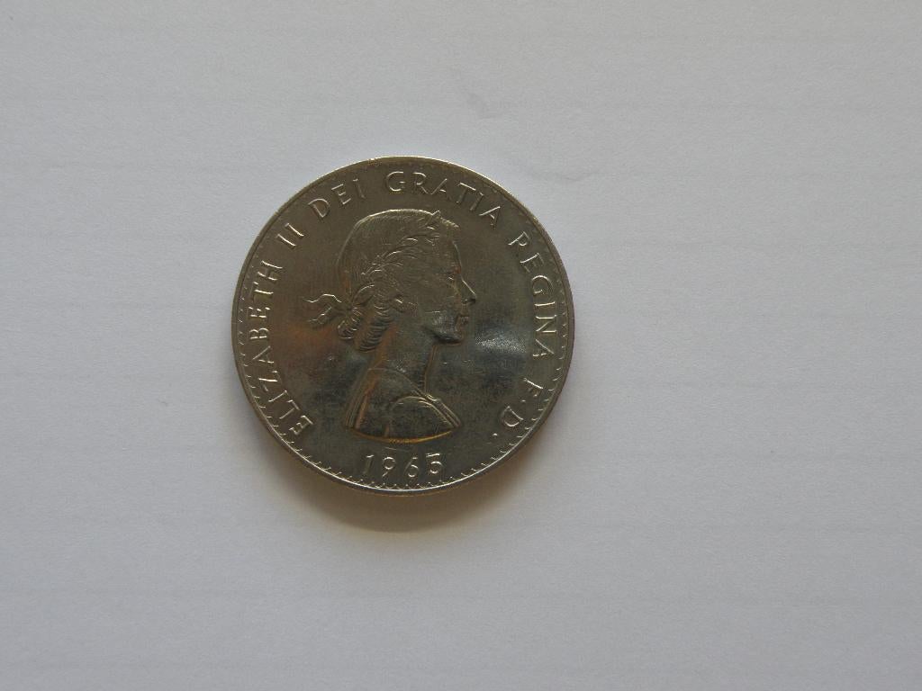 Engeland crown churchill 1965, Verzenden, Overige landen, Losse munt