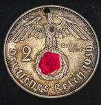 2 Mark Deutsches Reich 1939 - Hindenburg, Ophalen of Verzenden, Duitsland, Losse munt, Zilver