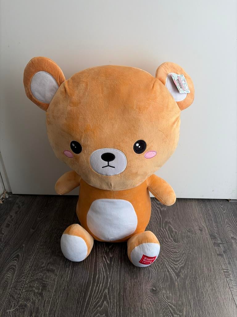 Mega grote knuffelbeer - Nieuw met label, Beer, Nieuw, Ophalen of Verzenden, Met label