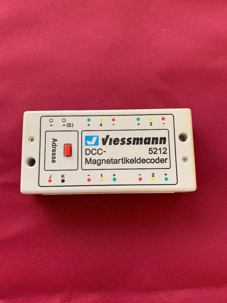 DCC Magneetartikel decoder van Viessmann 5212, Overige merken, Gebruikt, Gelijkstroom of Wisselstroom, Overige typen