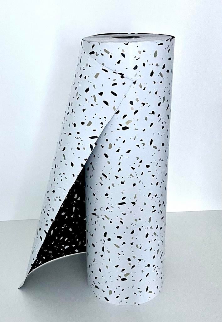 Cadeaupapier Terrazzo toonbankrol 200m x 50 cm, Ophalen of Verzenden, Zo goed als nieuw