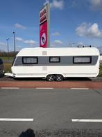 Hobby prestige 620 CL 2020 mover,airco,enkel bedden,voortent, Caravans en Kamperen, Rondzit, Particulier, Dethleffs, Luifel