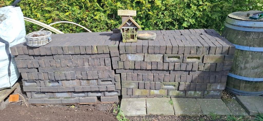 Van der Sanden dikformaat stenen Zwart mangaan (1500 st.), Ophalen, Nieuw, Bakstenen