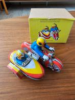 Blikken motorrijder met zijspan, Ophalen of Verzenden