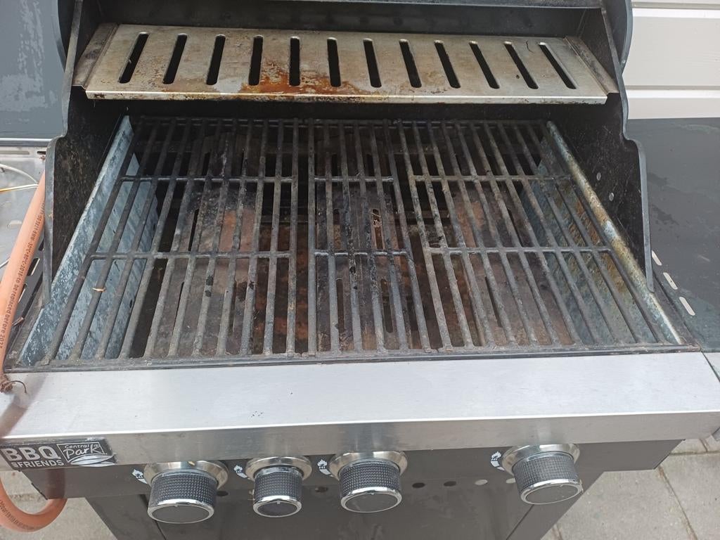 Central Park BBQ gasbarbecue met zijbrander, Ophalen