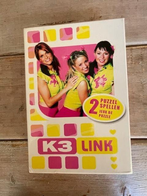 K3 spel Link. 2 puzzel spellen. Studio 100. Eerste K3 - 2006, Ophalen, Zo goed als nieuw, Jongen of Meisje