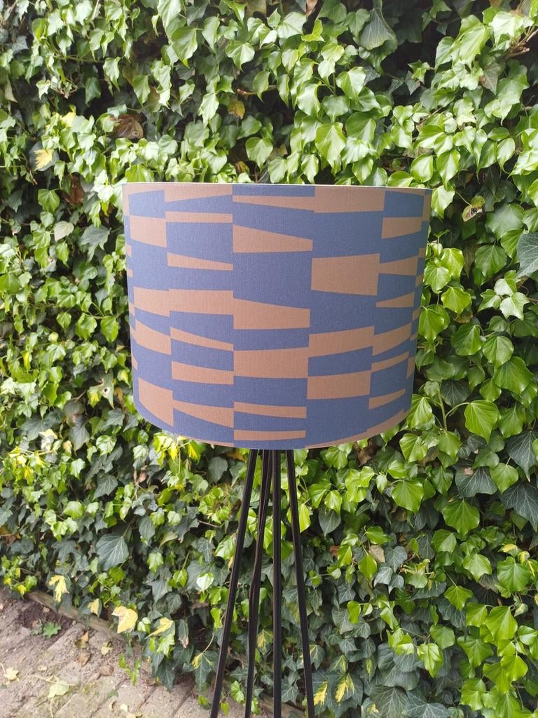 Set van 3 nieuwe lampenkappen (1x groot, 2x klein), Ophalen, Bruin, Rond, Nieuw