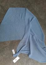nieuwe blauwe sjaal plisse, Ophalen of Verzenden, Nieuw, Maat 46/48 (XL) of groter, Sjaal