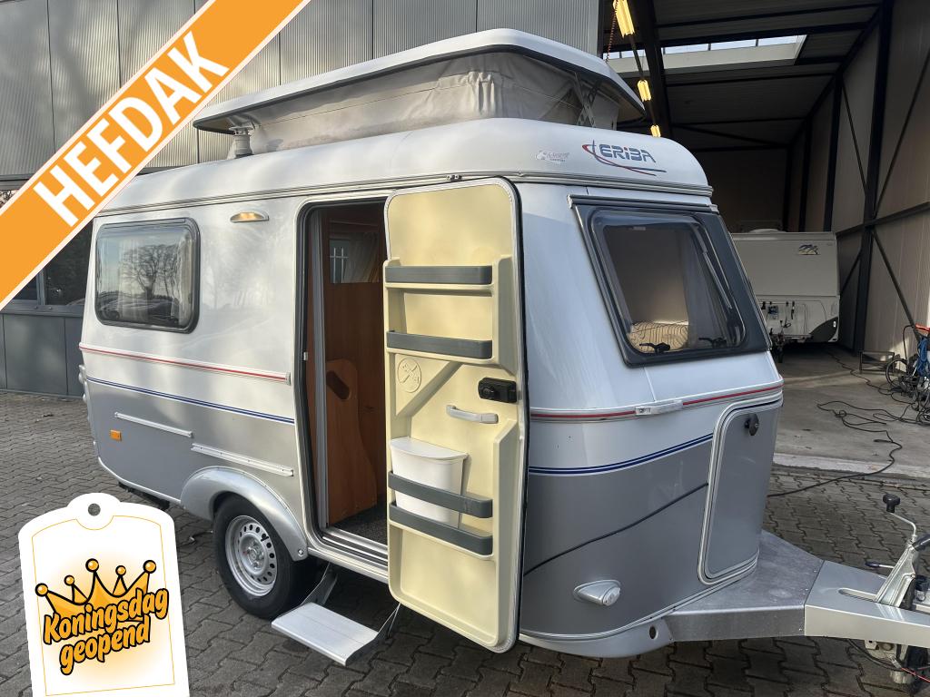 ERIBA TOURING 310GT LUIFEL - HEFDAK - NIEUWSTAAT!, Caravans en Kamperen, Caravans, Standaardzit, Bedrijf, Tot en met 3, 500 - 750 kg