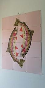 wanddecoratie IXXI met vissen, Ophalen, Zo goed als nieuw